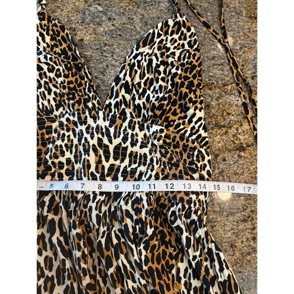 NWT Trashy Diva Valerie Leopard Print Maxi Dress Size 12 Sleeveless Animal Print - Picture 4 of 15